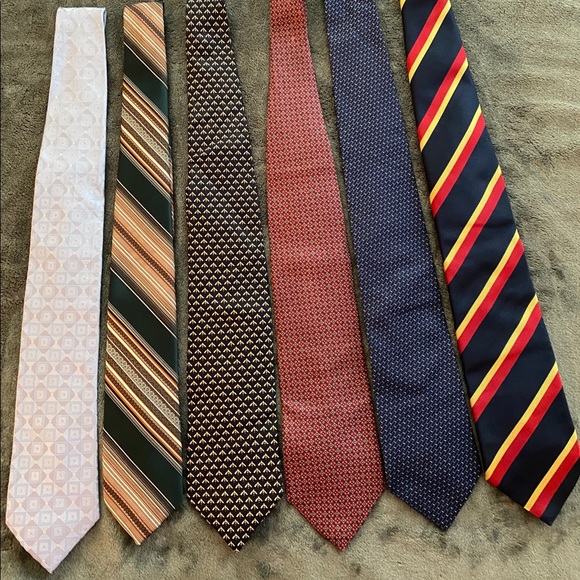 Set of 6 neckties - Picture 2 of 2